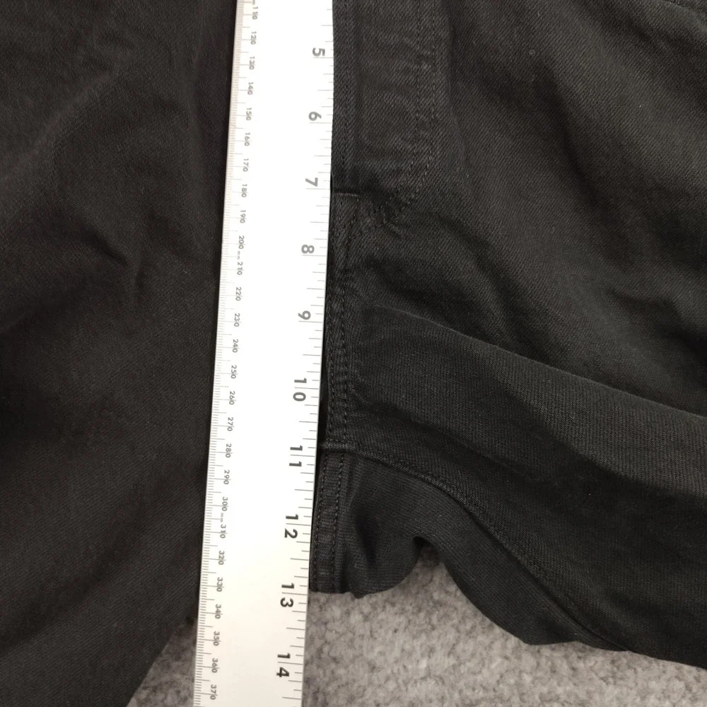 Levis Premium 501 Jeans Big E Black Straight Button Fly 28x30 Mens Stretch Rodeo